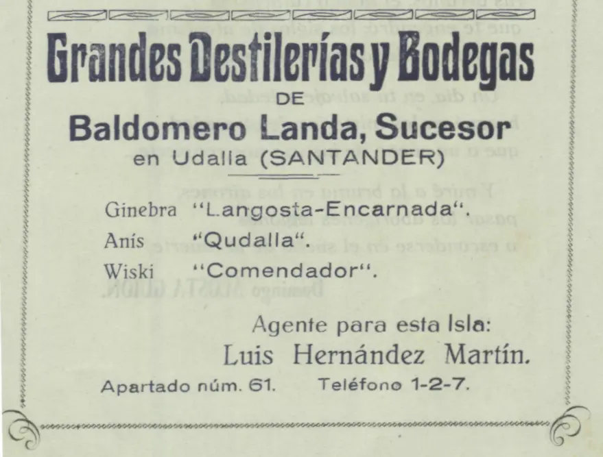 Programa Bajada de La Virgen, 1945.